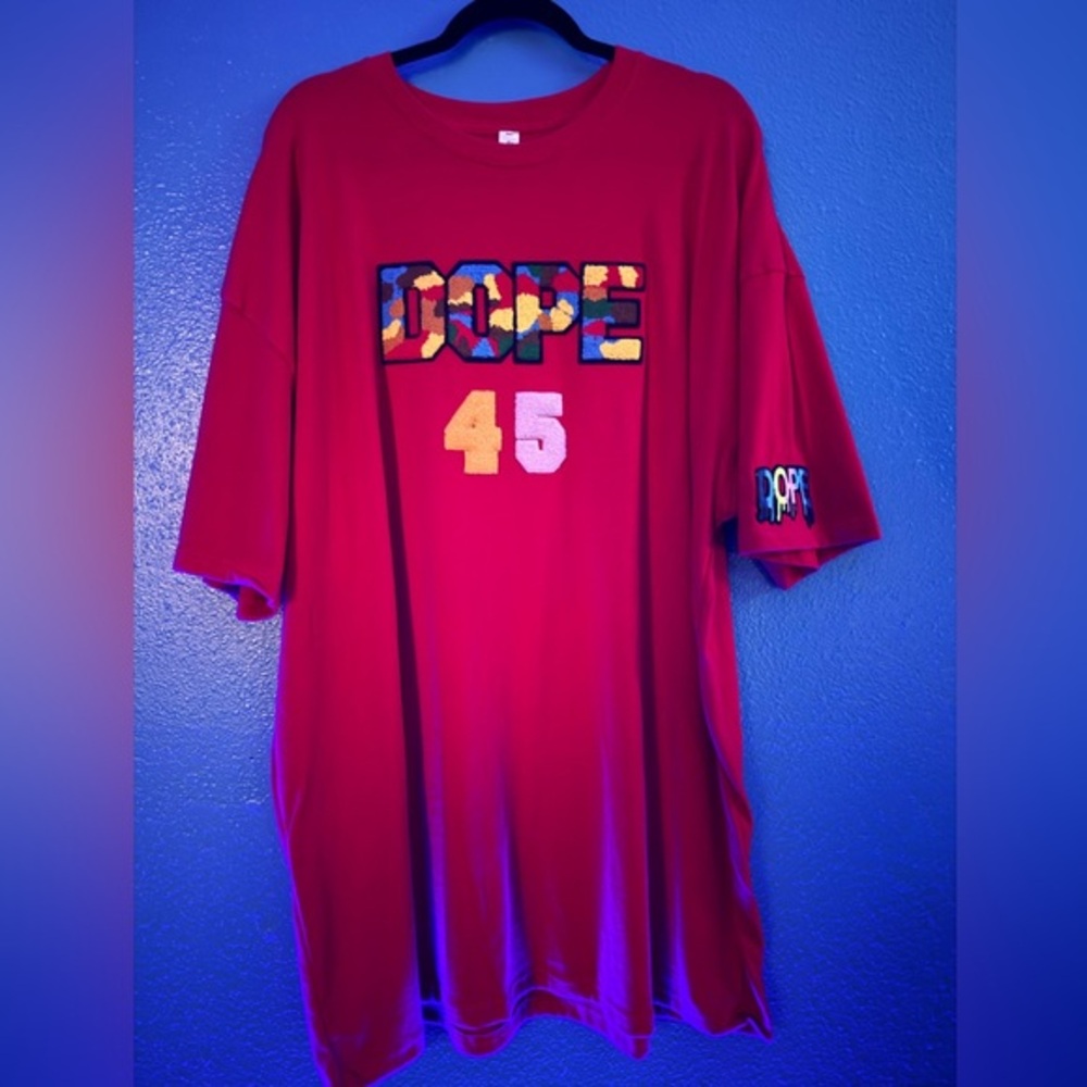 DOPE 45ER 3XL Red T-Shirt       “DOPE 45”